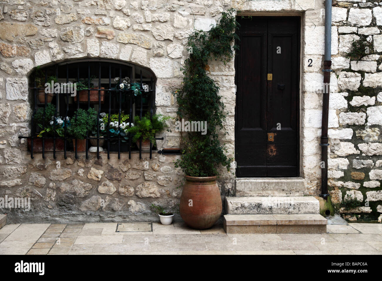 Maison ancienne, Saint Paul de Vence Banque D'Images