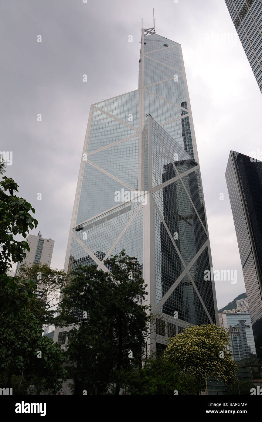 Bank of China Hong Kong City Tour Banque D'Images