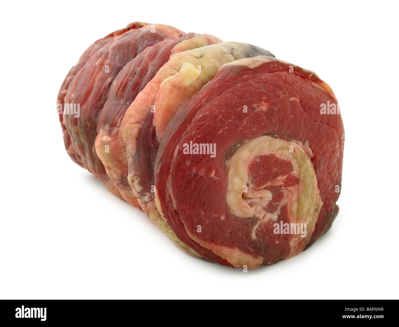 Et désossée de boeuf poitrine roulée Banque D'Images