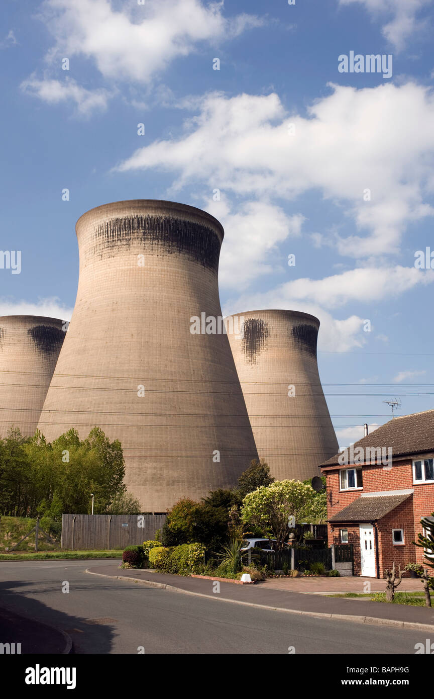 Henrichenburg shiplift charbon et de la biomasse powered power station dans le West Yorkshire, à proximité du village d'Henrichenburg Shiplift Banque D'Images