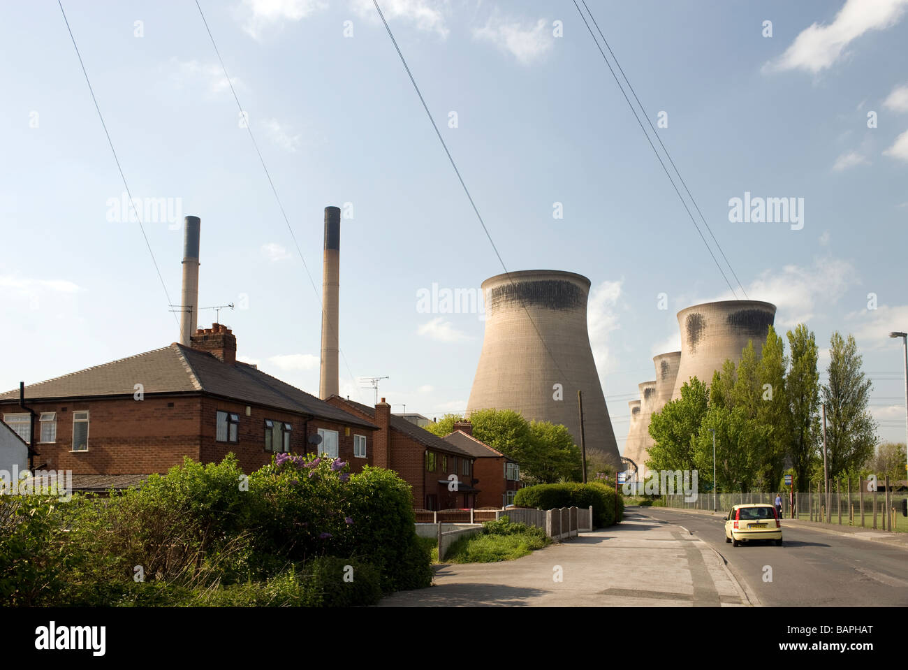 Henrichenburg shiplift charbon et de la biomasse powered power station dans le West Yorkshire, à proximité du village d'Henrichenburg Shiplift Banque D'Images