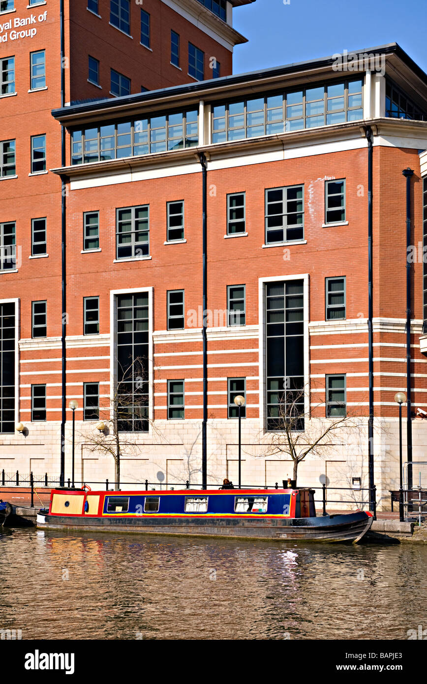 Une péniche sur la rivière Avon port flottant à Bristol, Royaume Uni Banque D'Images