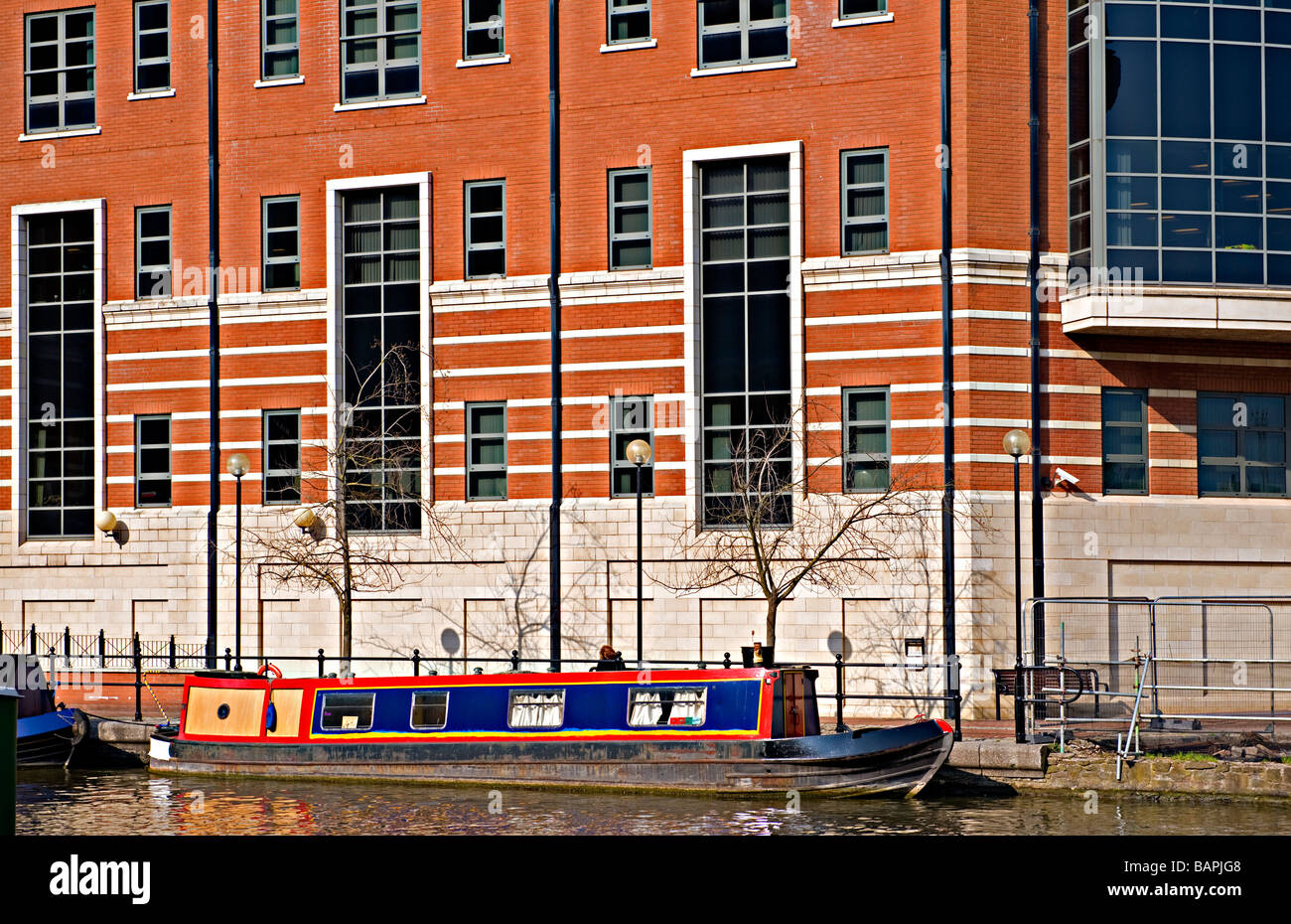Une péniche sur la rivière Avon port flottant à Bristol, Royaume Uni Banque D'Images