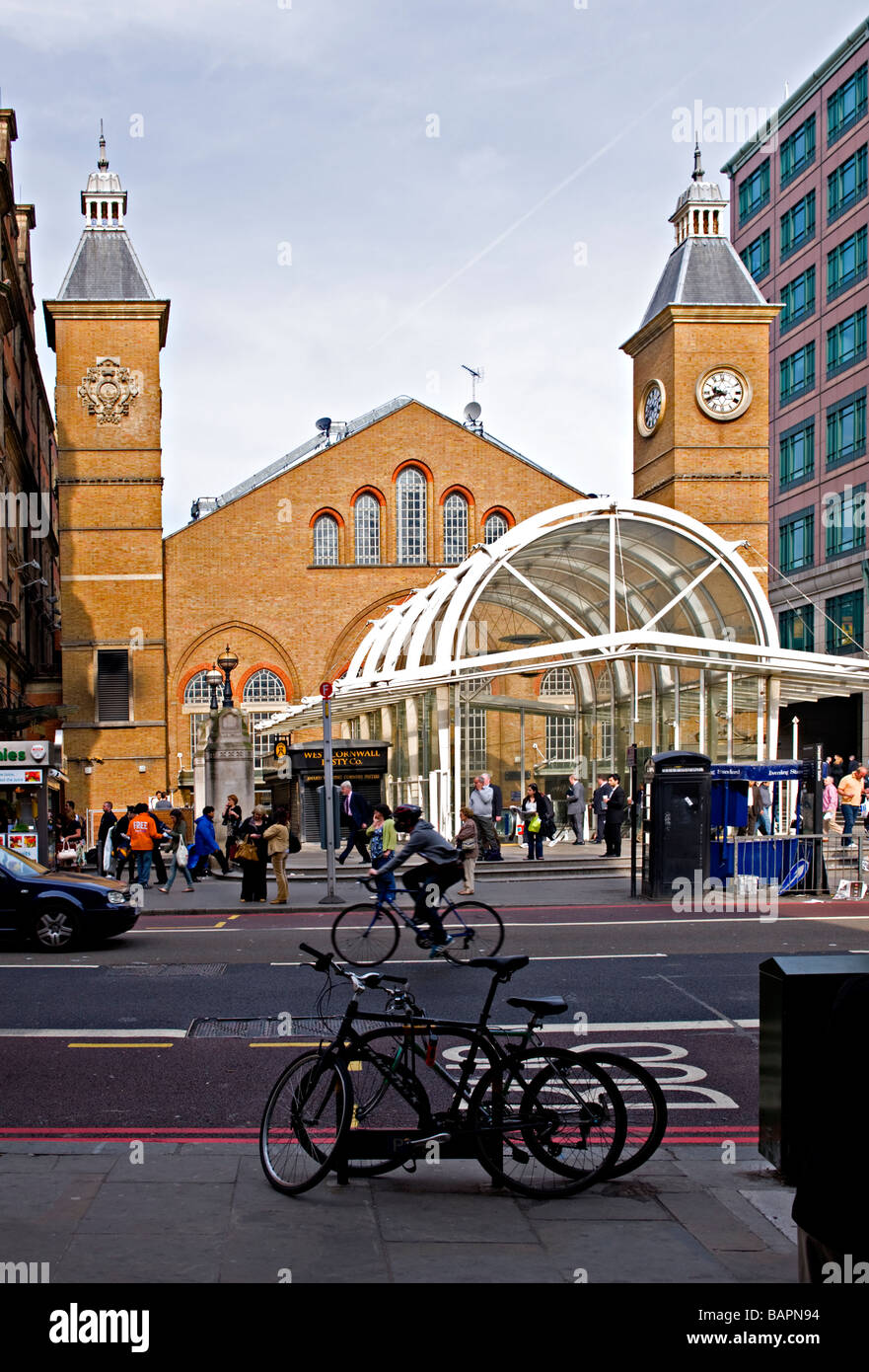 La gare de Liverpool Street. Banque D'Images