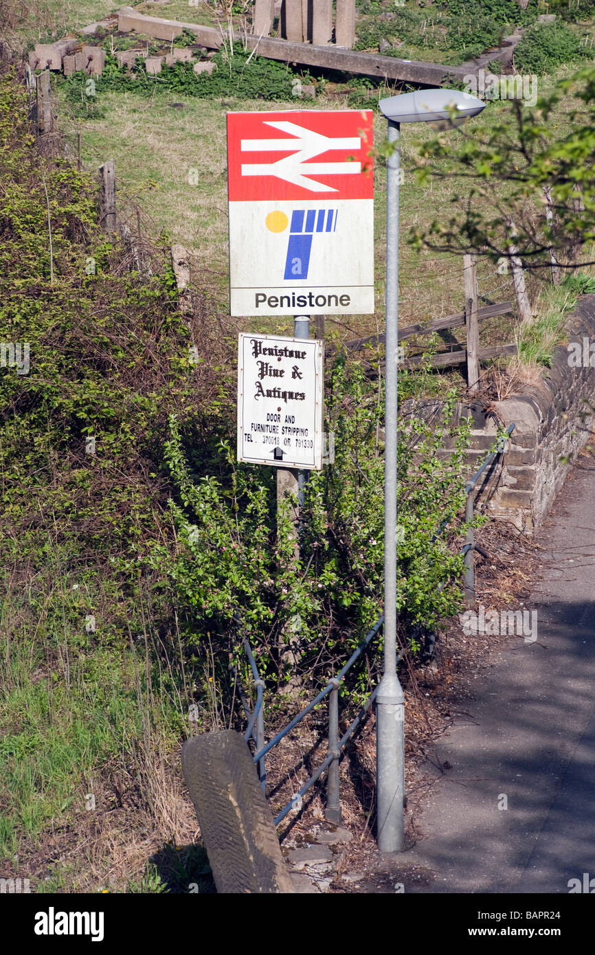 Gare et bus company connexion Penistone, 'Sud' Yorkshire, Angleterre, 'Grande-bretagne', 'Royaume-Uni' Banque D'Images