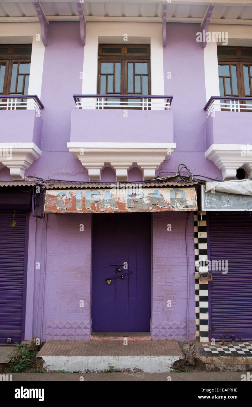 Dans l'architecture, Nord de Goa Panaji Banque D'Images