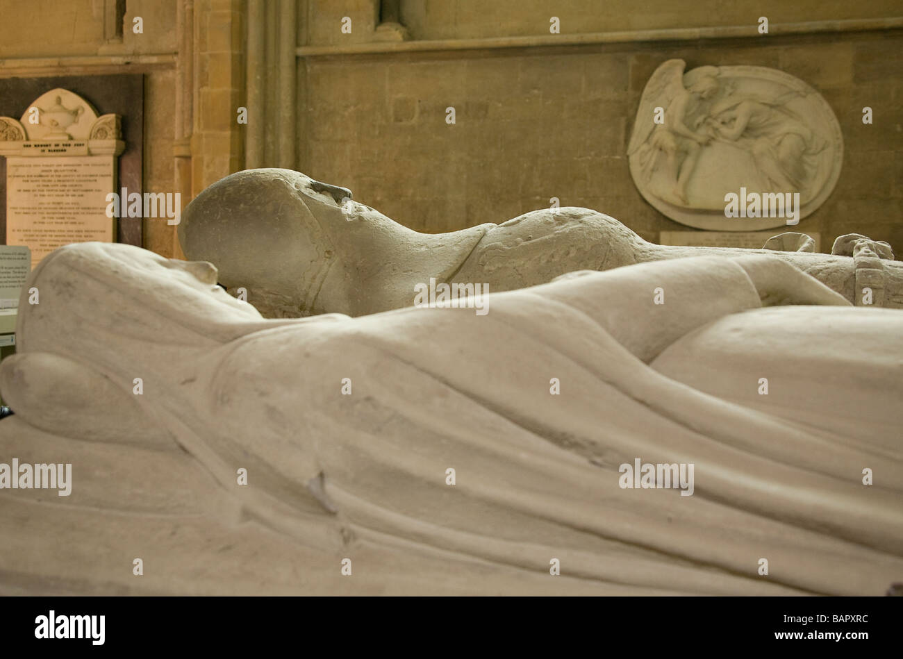 Le tombeau d'Arundel, l'objet d'un poème de Philip Larkin dans la Cathédrale de Chichester, West Sussex, UK Banque D'Images