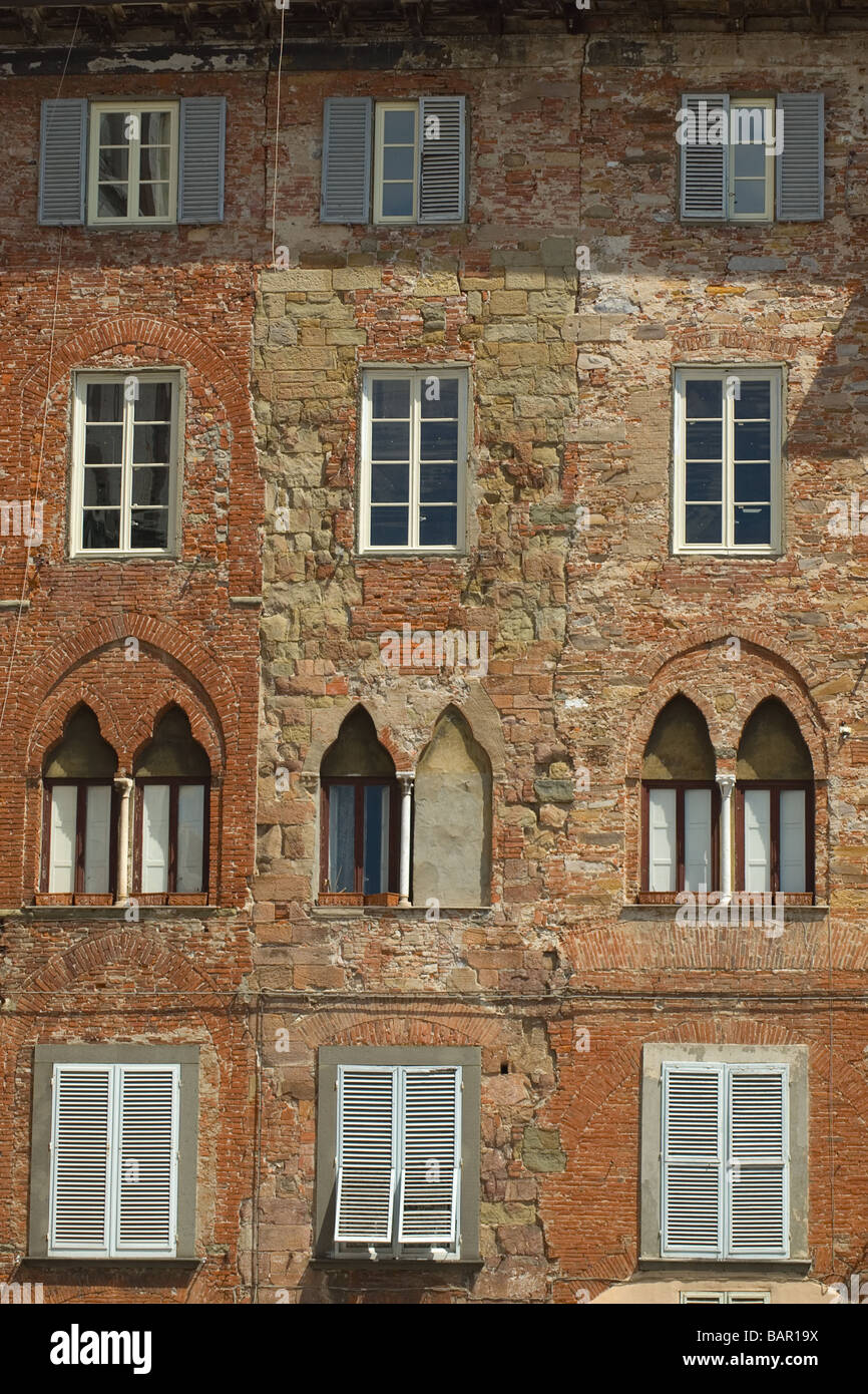 Maison à Lucques, Toscane Banque D'Images