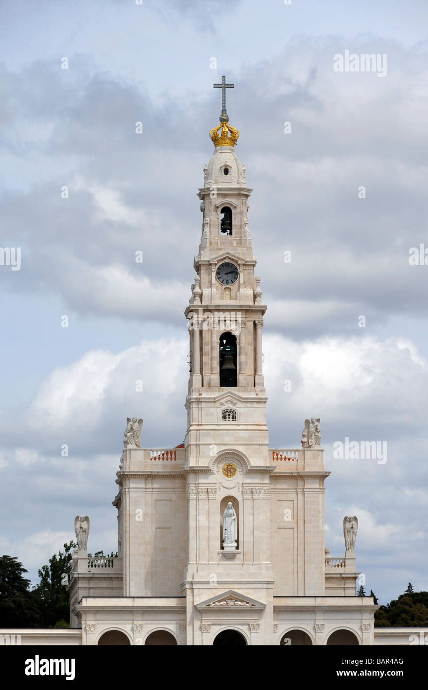 Basilique du Rosaire Notre Dame de Fatima Fatima Portugal complexe Banque D'Images