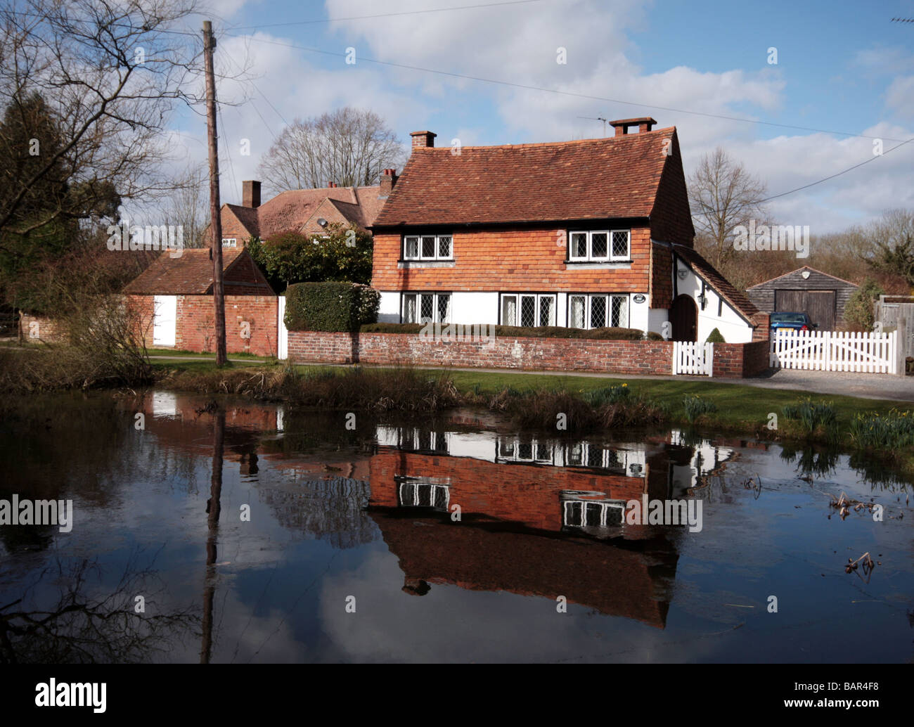 Dunsfold village, Banque D'Images