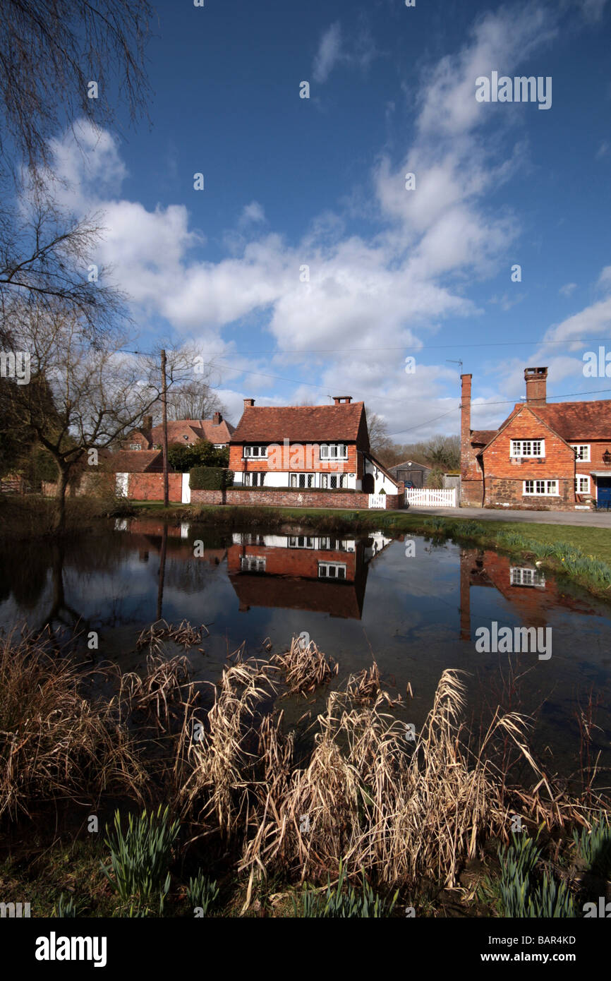 Dunsfold village, Banque D'Images