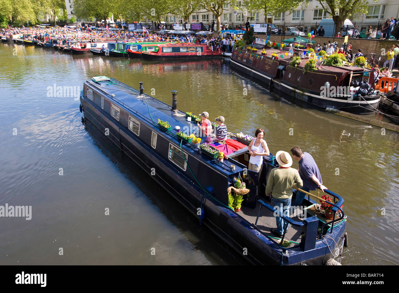 'La Petite Venise' au cours Canalway Cavalcade London United Kingdom Banque D'Images