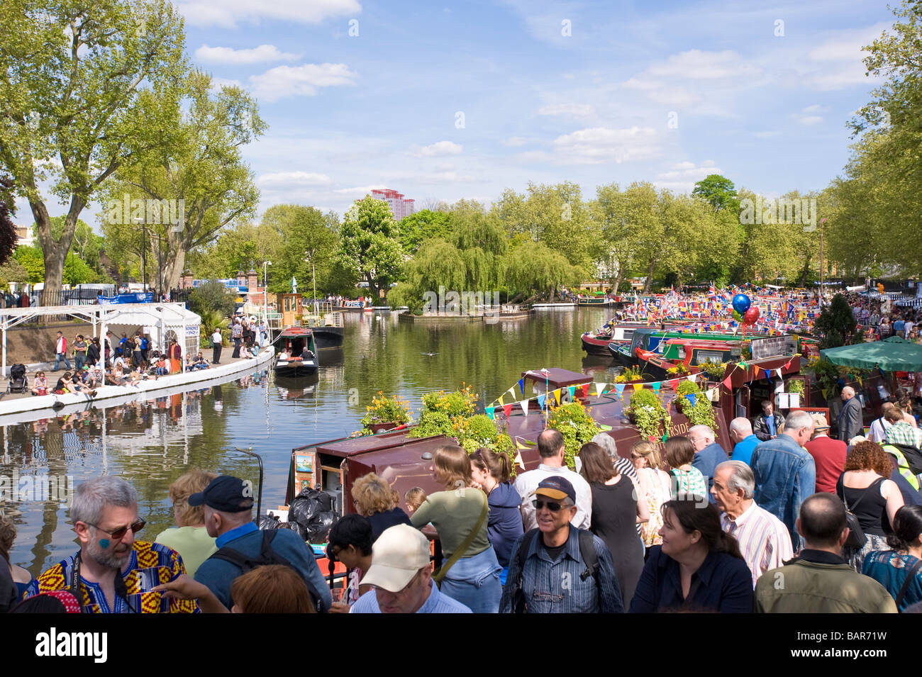 'La Petite Venise' au cours Canalway Cavalcade London United Kingdom Banque D'Images