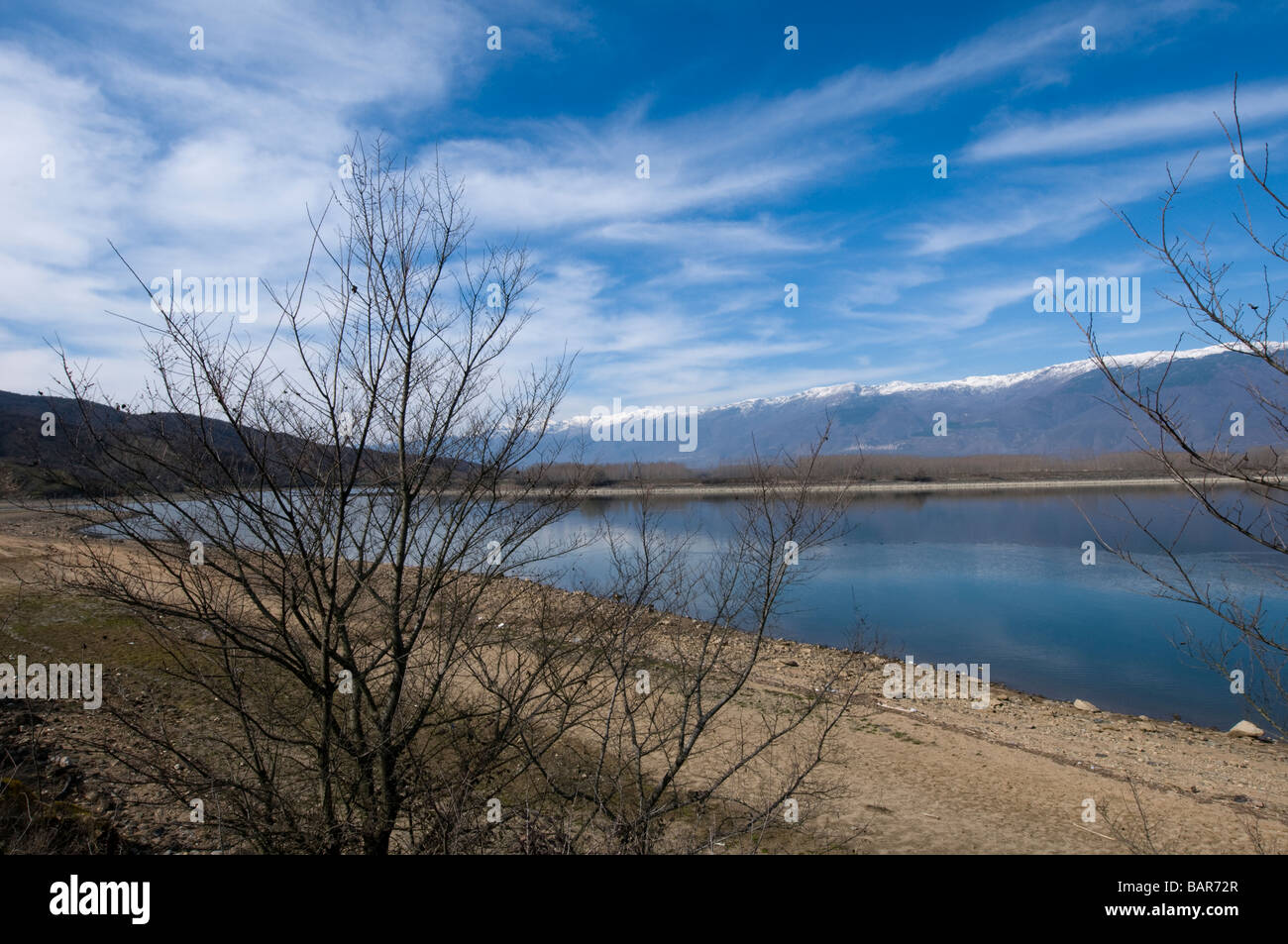 Lac de Kerkini Banque D'Images