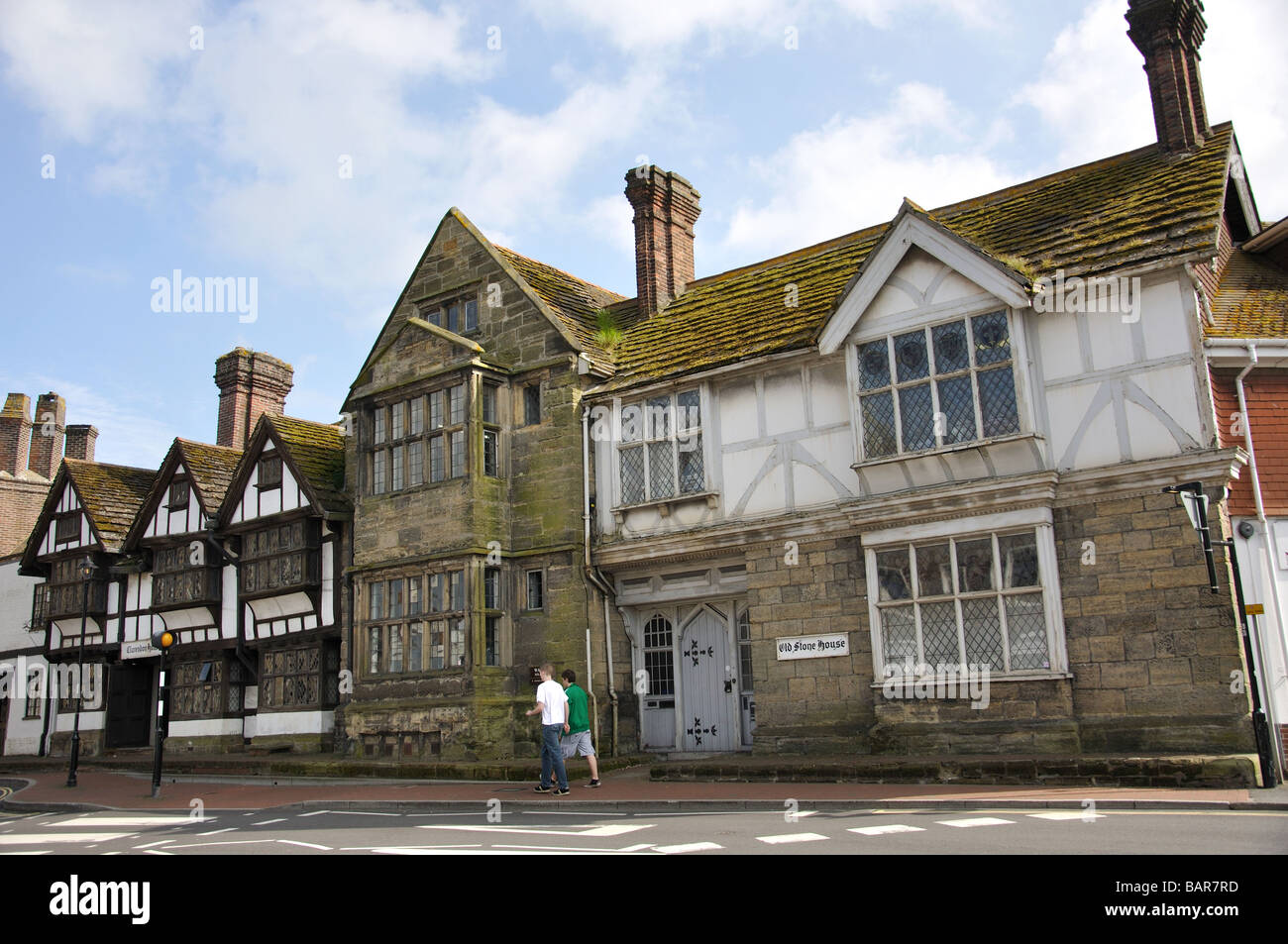 Old Stone House, High Street, East Grinstead, Sussex de l'Ouest, Angleterre, Royaume-Uni Banque D'Images