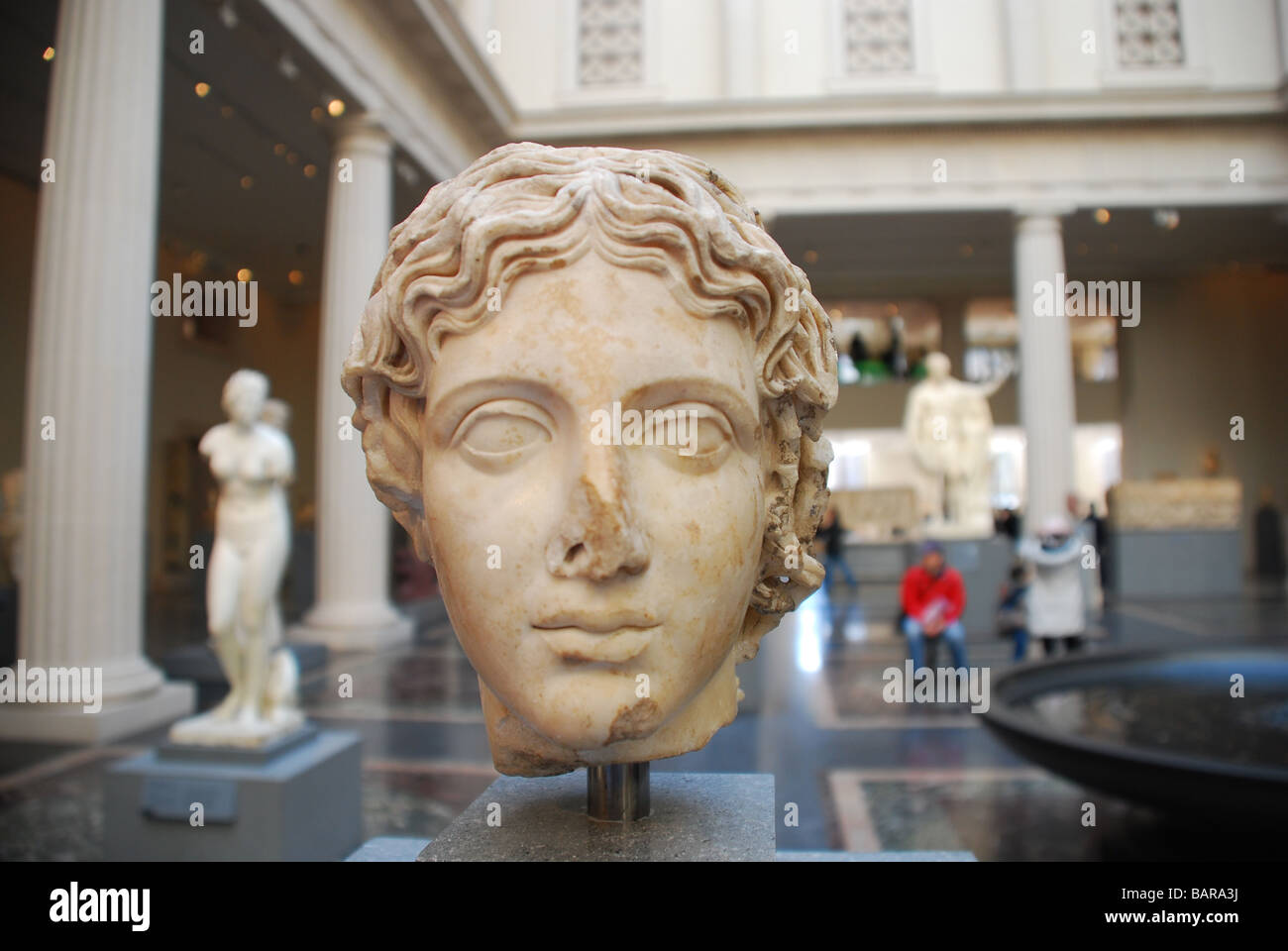 Sculpture à New York Metropolitan Museum of Art Banque D'Images