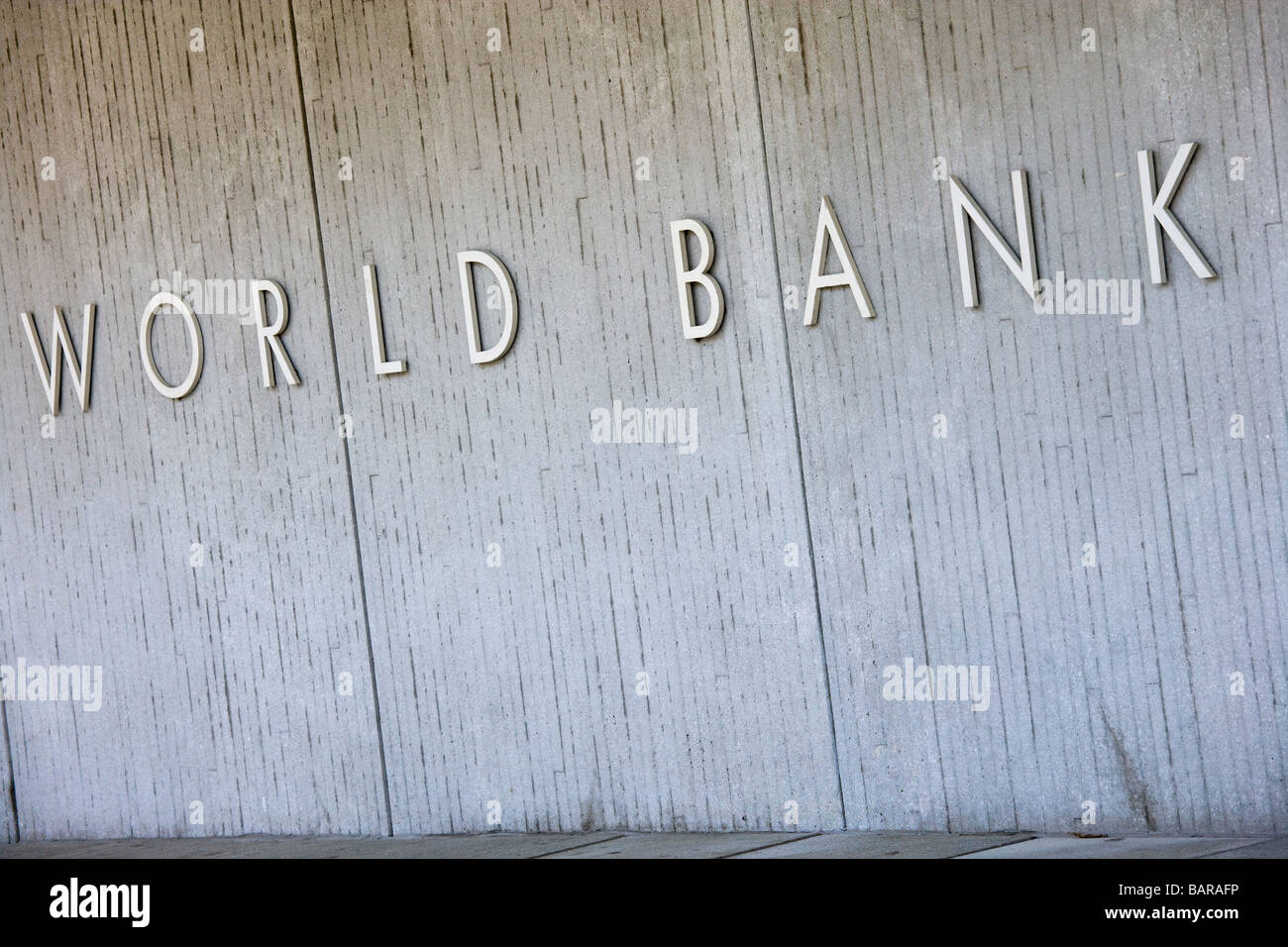 Le logo de la Banque mondiale à l'extérieur du bâtiment H. Groupe de la Banque mondiale Banque mondiale bureau principal siège de l'extérieur du bâtiment. Washington DC. Banque D'Images