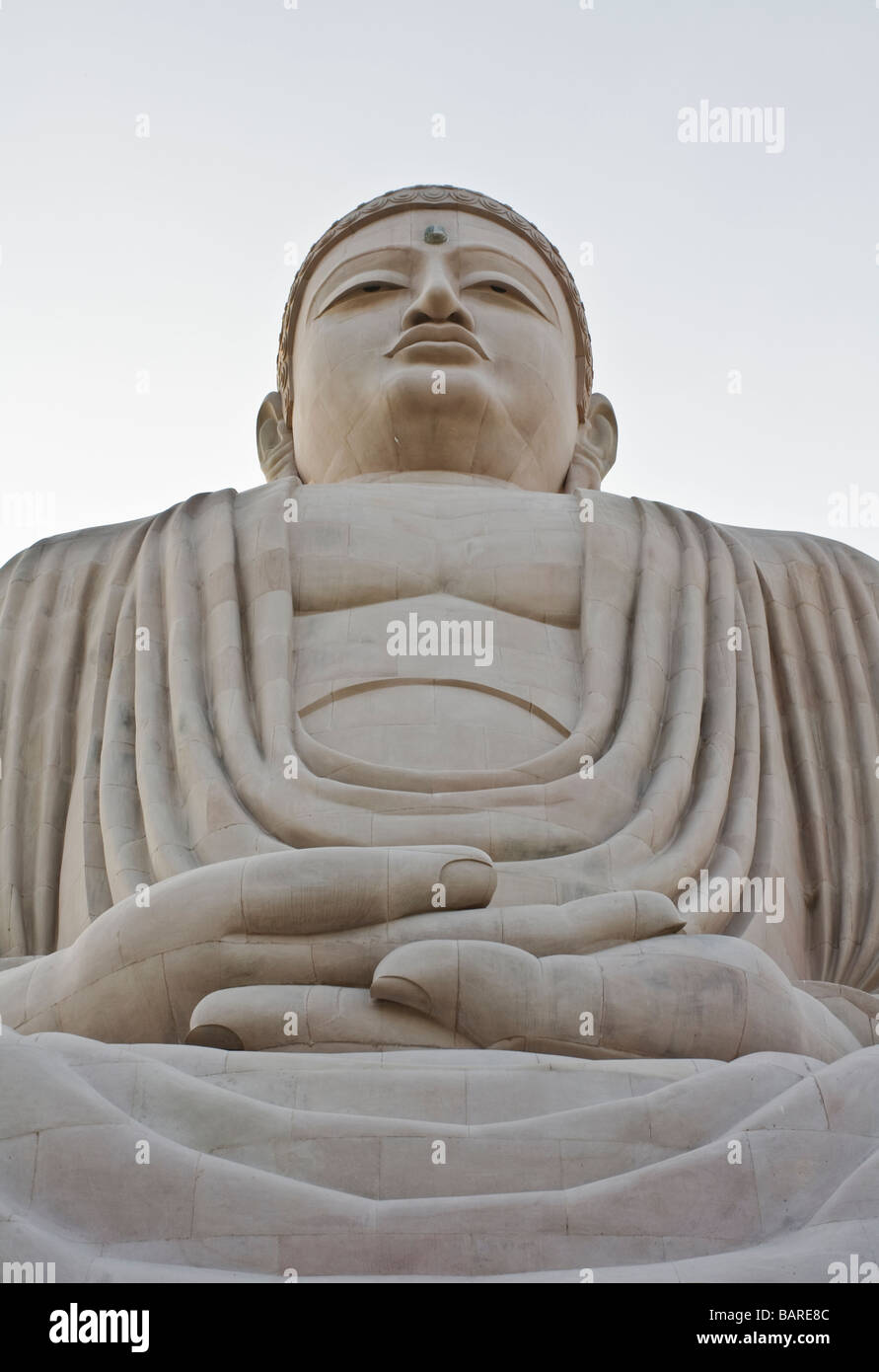 Statue de Bouddha à Bodhgaya, Inde Banque D'Images