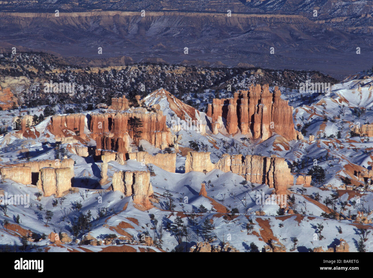 Coucher du soleil à Bryce Canyon National Park Banque D'Images