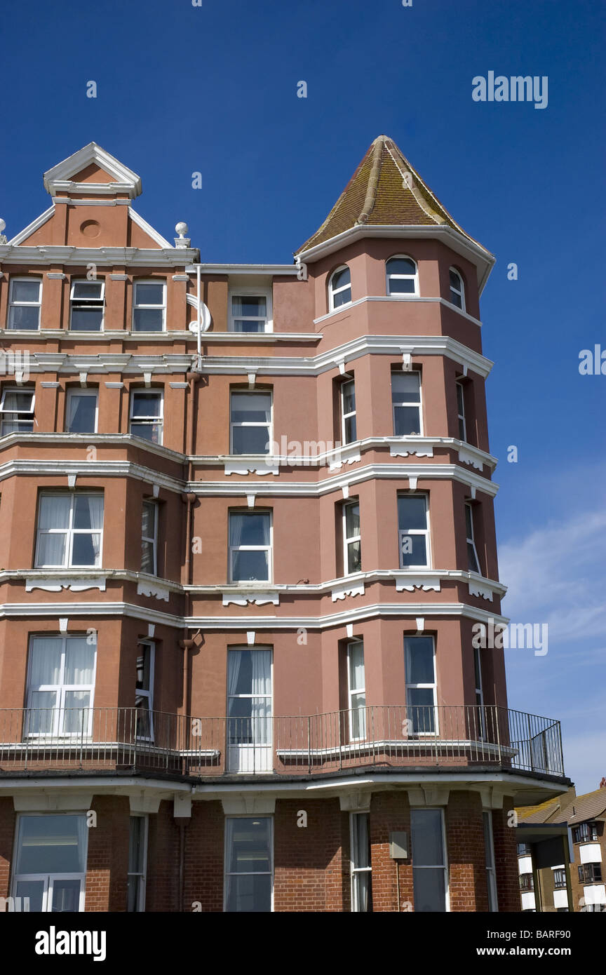 Maisons mitoyennes de style victorien Banque D'Images