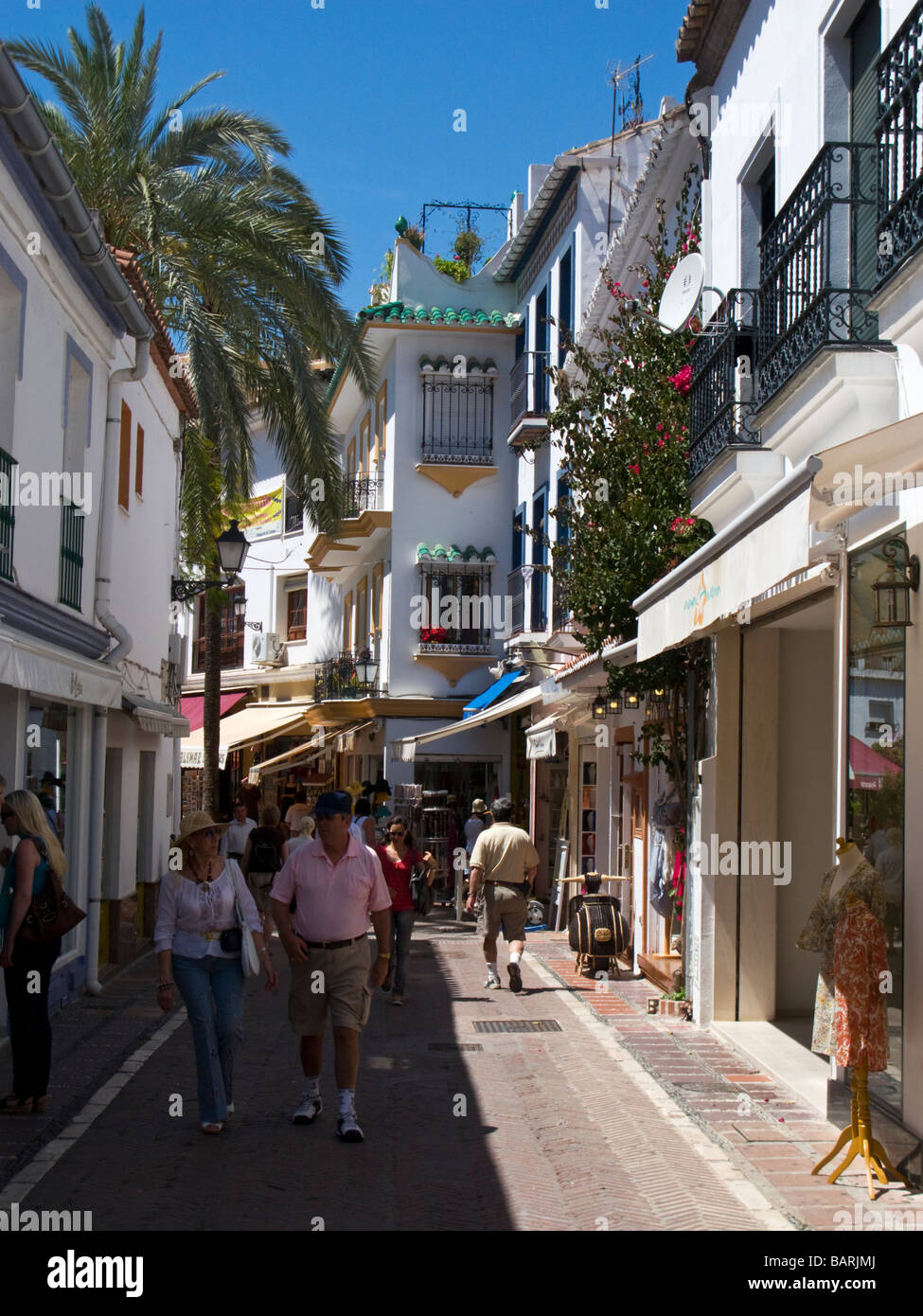 Vieille ville de Marbella Costa del Sol Espagne Banque D'Images