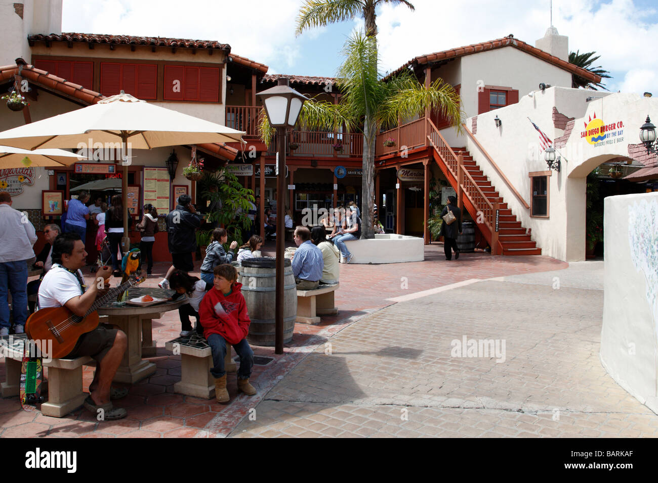Voir autour de Seaport Village embarcadero San Diego California usa Banque D'Images