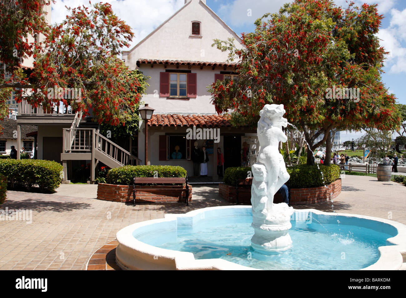 Voir autour de Seaport Village embarcadero San Diego California usa Banque D'Images
