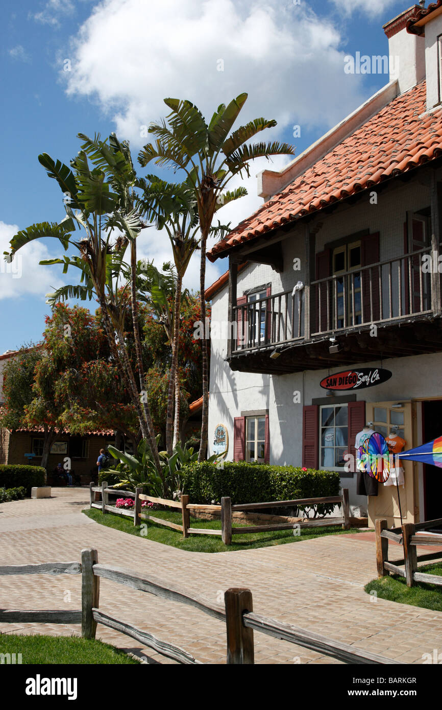 Voir autour de Seaport Village embarcadero San Diego California usa Banque D'Images