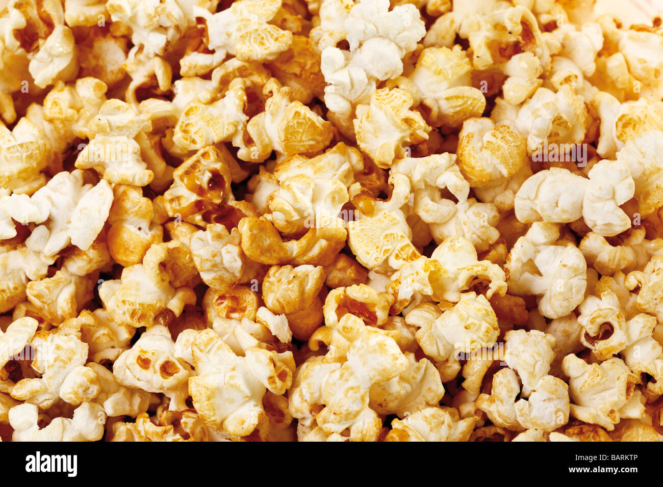 Popcorn, full frame, close-up Banque D'Images