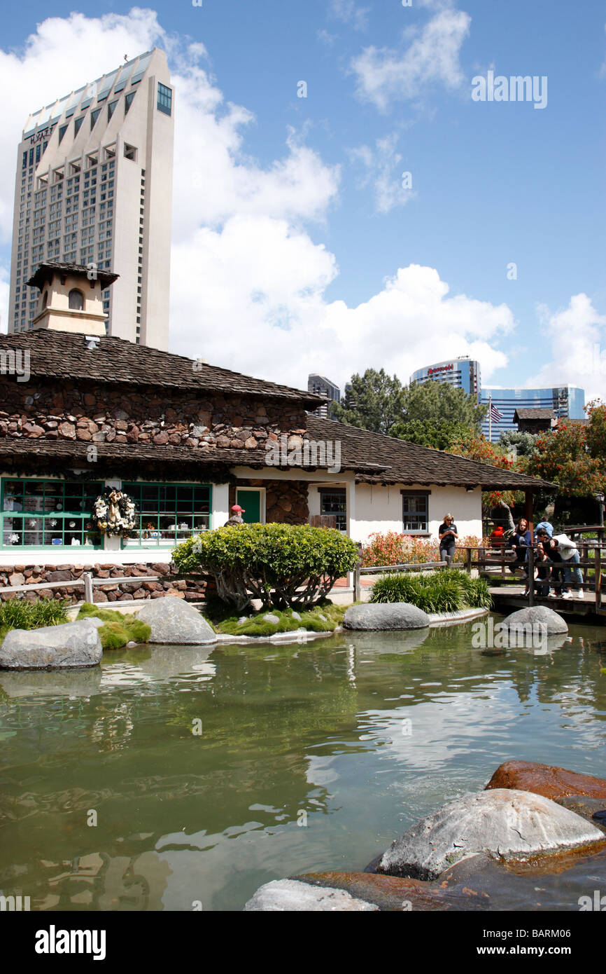 Voir autour de Seaport Village embarcadero San Diego California usa Banque D'Images