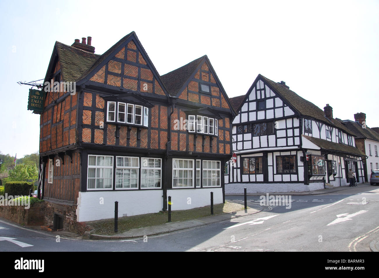 Spread Eagle Hotel, West Street, Midhurst, West Sussex, Angleterre, Royaume-Uni Banque D'Images