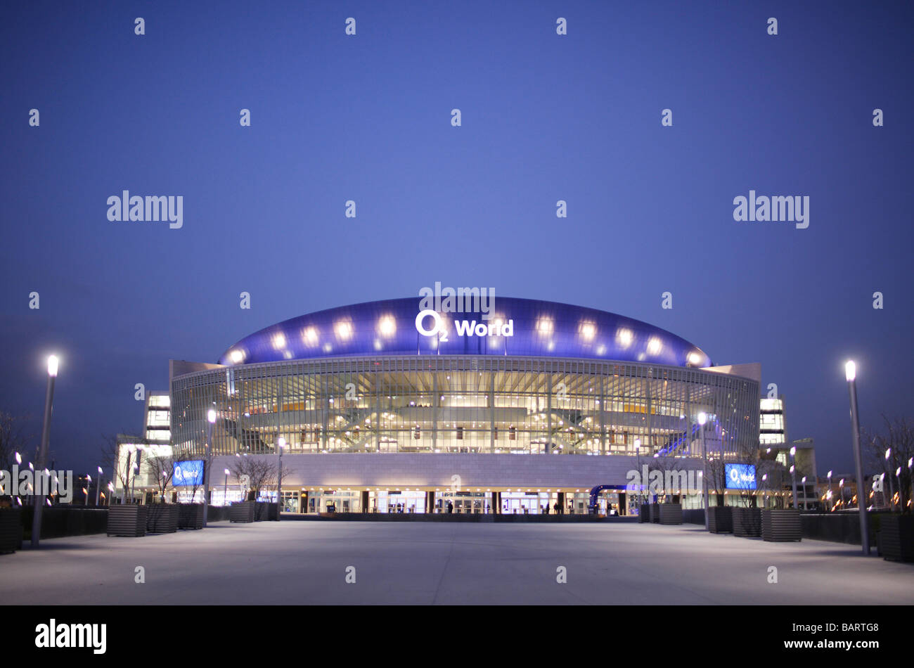 O2 World Berlin Allemagne Banque D'Images