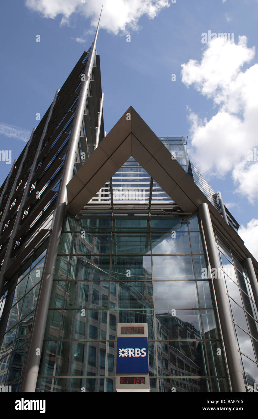 Royal Bank of Scotland Building London Banque D'Images
