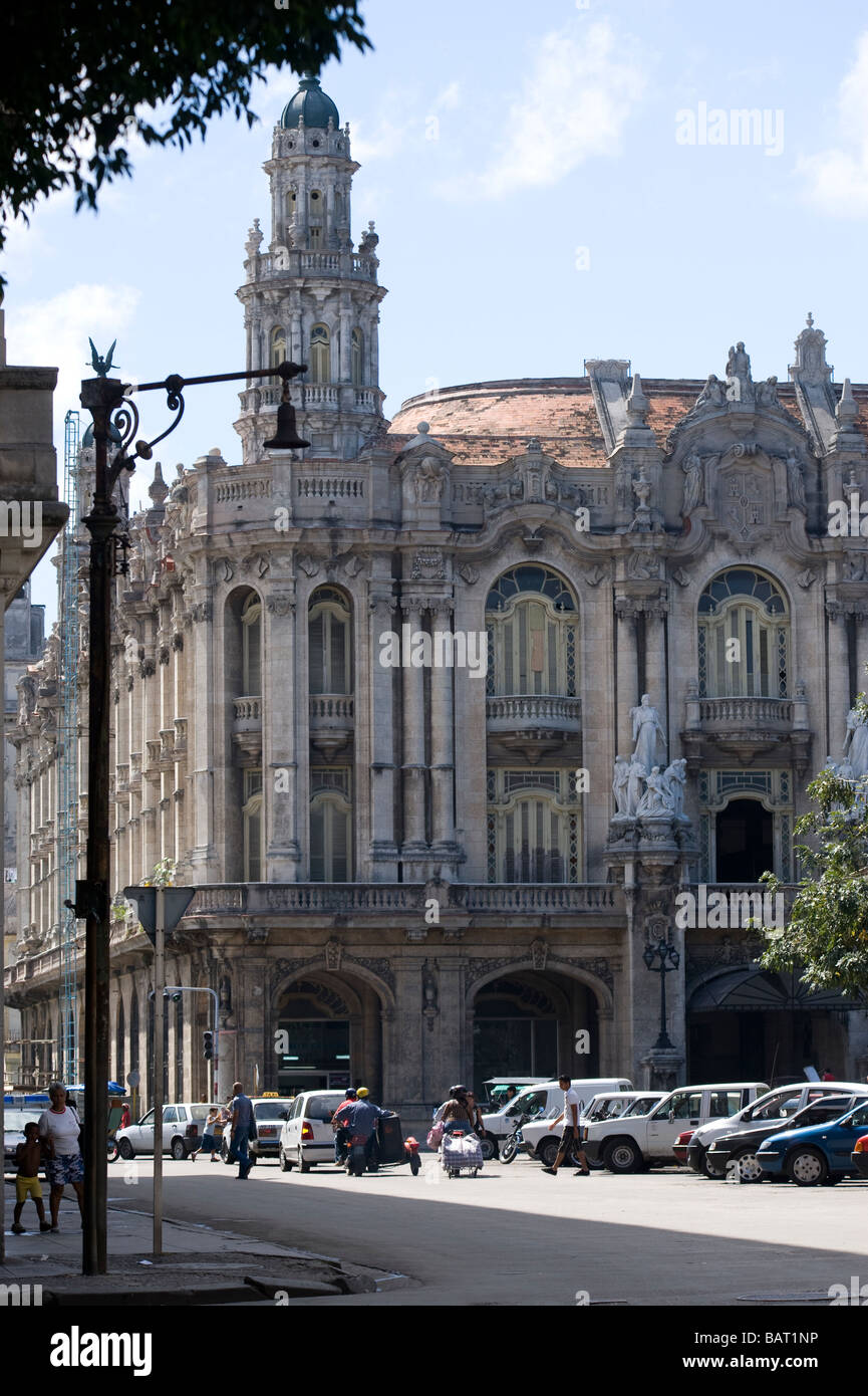 Du grand théâtre, du Grand Théâtre, de La Havane, Cuba Banque D'Images