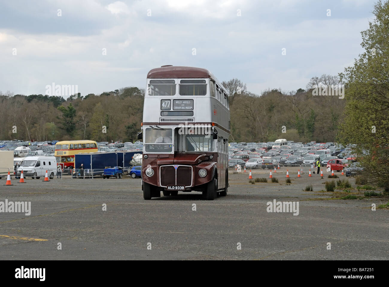 Trois quarts vue avant d'ALD 933B a 1964 AEC Routemaster RM 1933 partie de l'East London Heritage Route utilisée comme de la flotte Banque D'Images