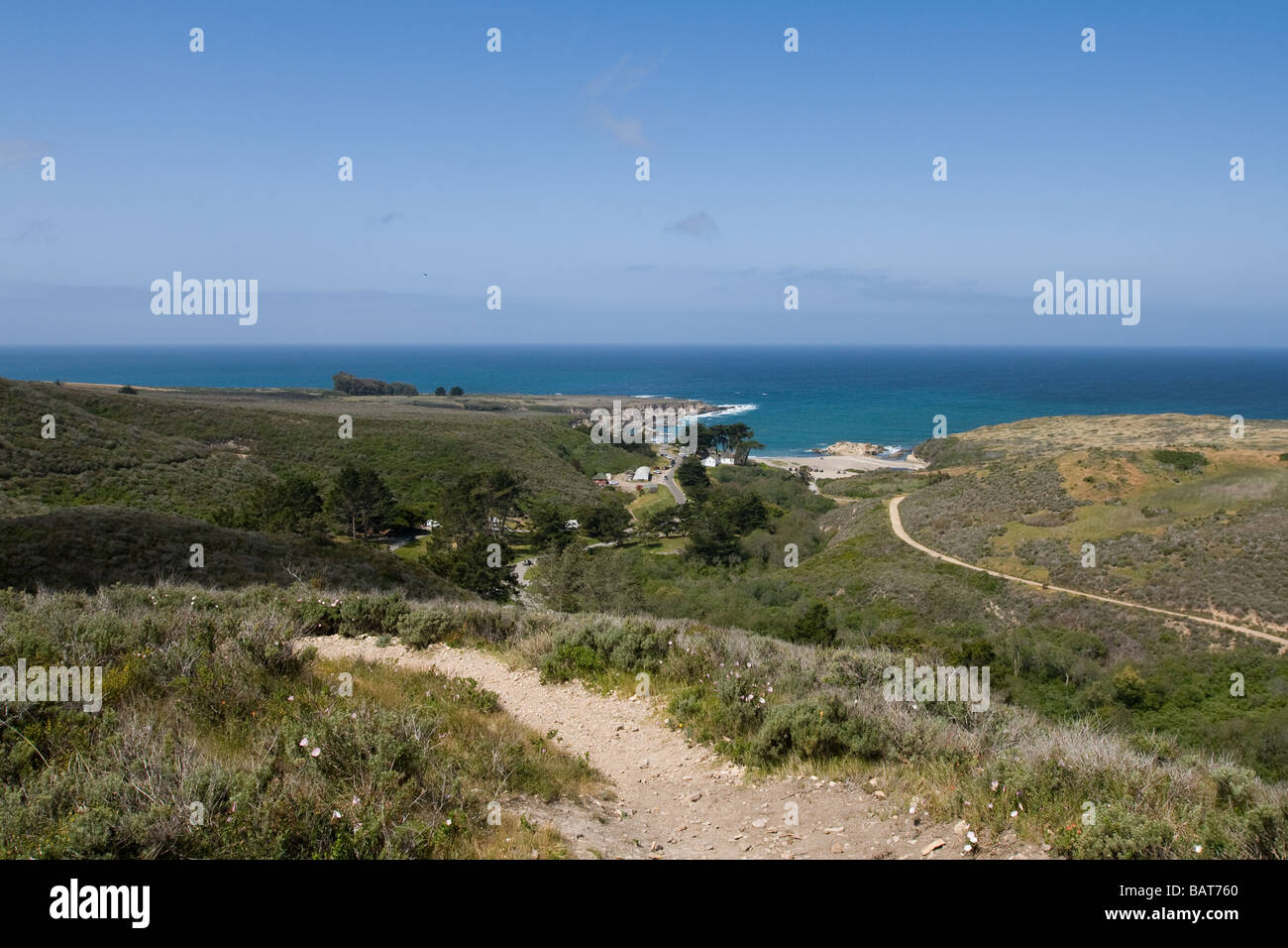 Belle côte de Californie, Montana de Oro State Park Banque D'Images