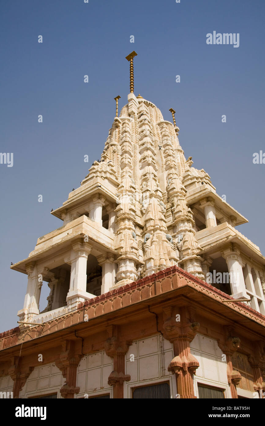 Bhandasar Jain temple, Bikaner, Rajasthan, India Banque D'Images