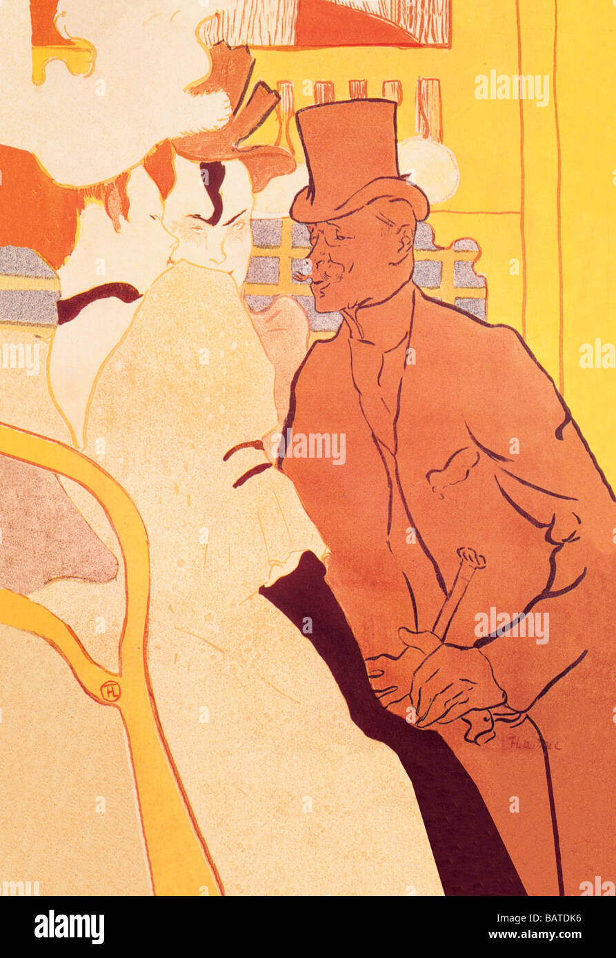 Un Anglais au Moulin Rouge Banque D'Images