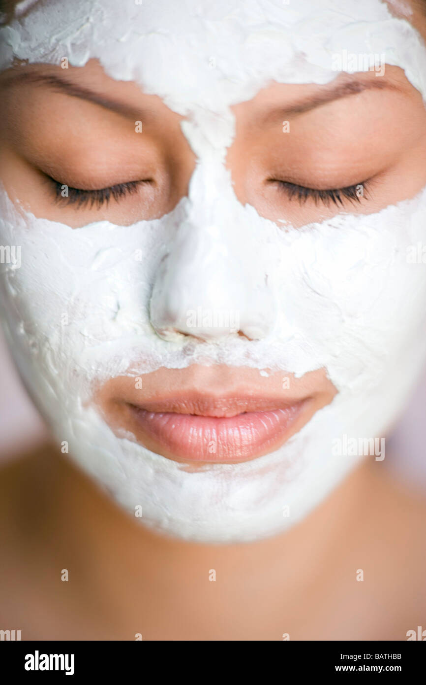 Face pack. Banque D'Images