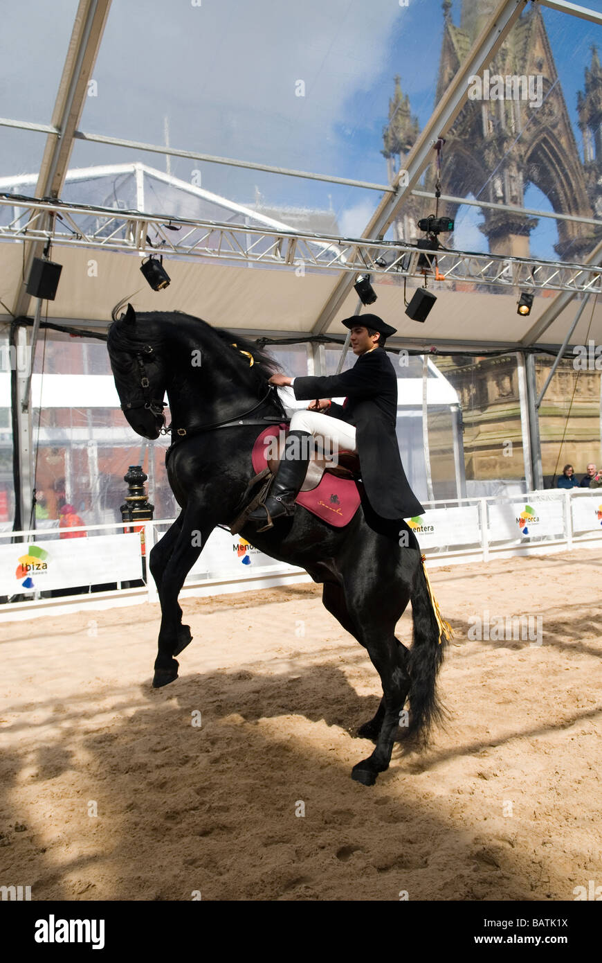 Dressage en Manchester UK Banque D'Images