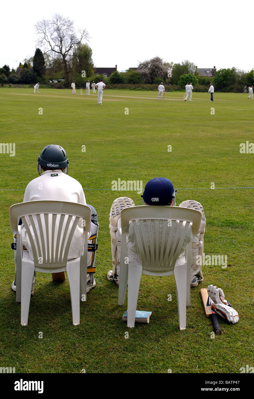 Cookhill au cricket Village, Worcestershire, Angleterre, RU Banque D'Images