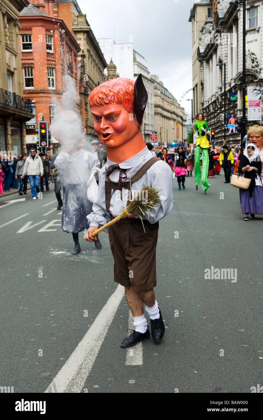 Découvrez les îles Baléares festival dans le centre-ville de Manchester UK Banque D'Images
