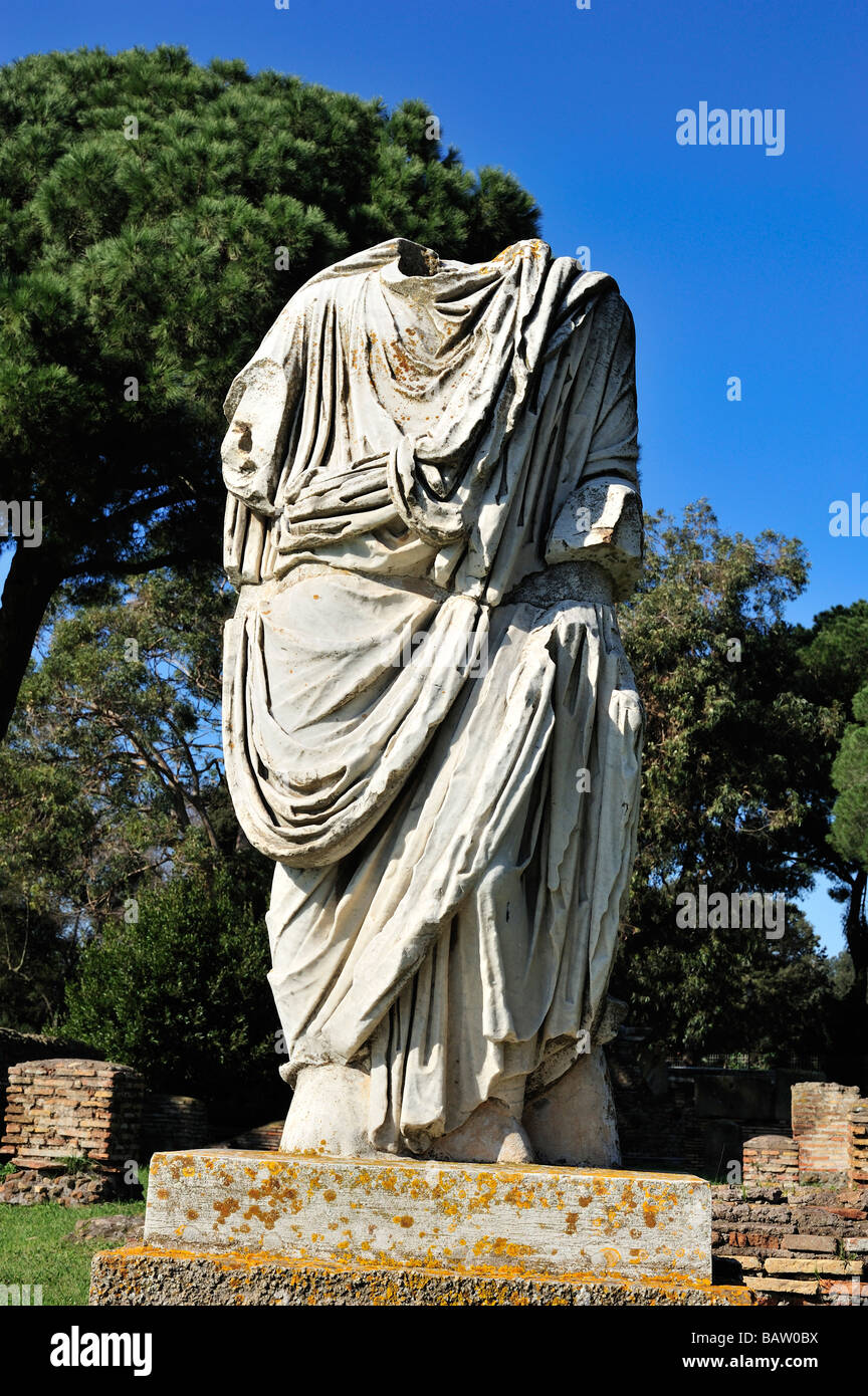 Ostia Antica, Province de Rome, Latium, Italie Banque D'Images