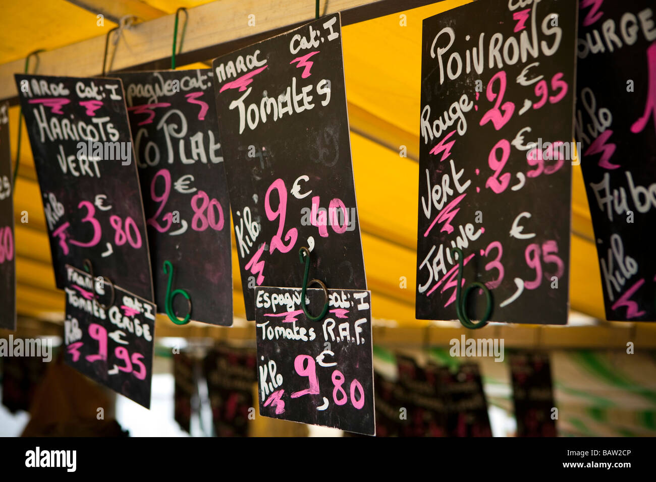 Marché Bastille Paris Banque D'Images