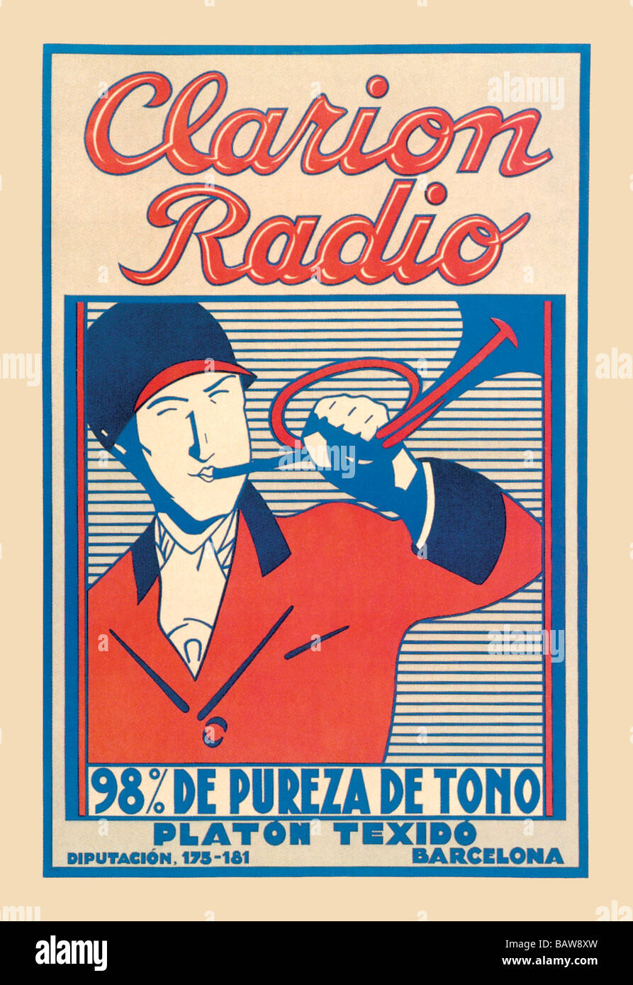 Radio Clarion Banque D'Images