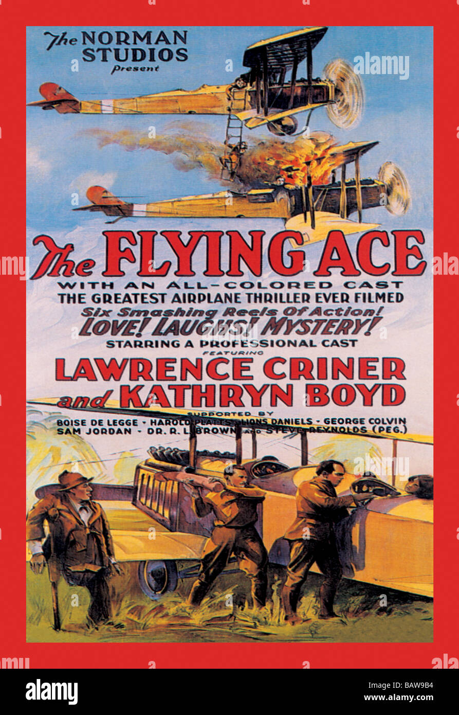 Flying Ace Movie Poster Banque D'Images