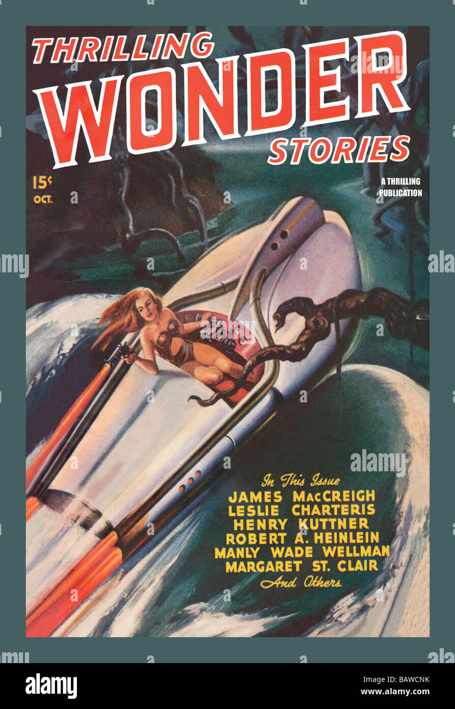 Wonder Stories : Sheena palpitante et la Machine X Banque D'Images