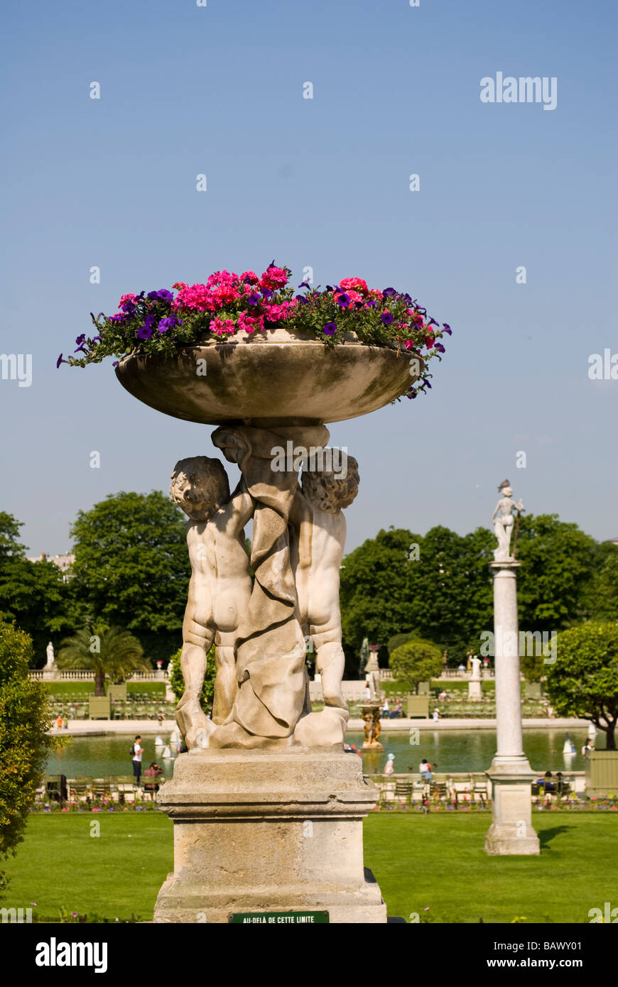 Statues jardin du luxembourg Banque de photographies et d’images à
