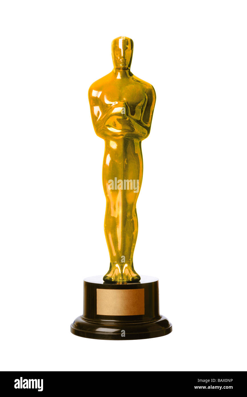 Statuette des Oscars Oscar copie Banque D'Images
