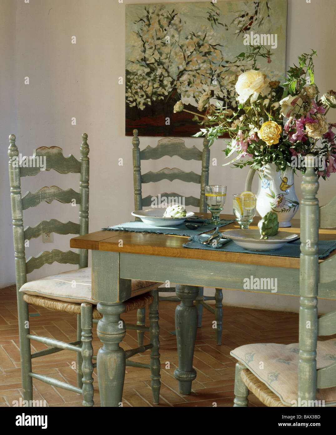 prepaired table Banque D'Images